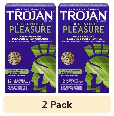 TROJAN EXTENDED PLEASURE Climax Control .